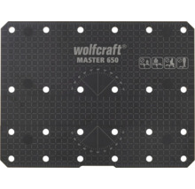 Wolfcraft Master 650 Arbetsbänksöverlägg med vinkeldisplay och raster