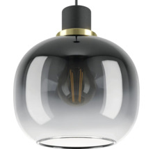 Pendellampa med lampskärm i glas