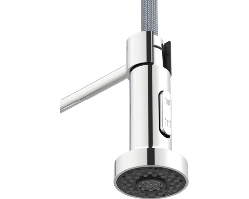 Köksblandare med duschslang och strålregulator