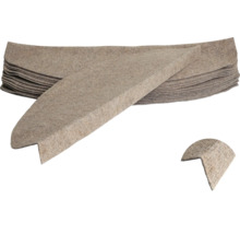 Hörnvadderingar i filt för möbler att klistra fast