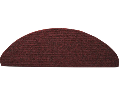 Halvrund trappsteg av textil