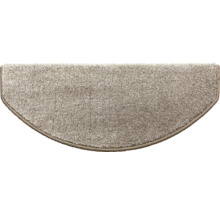 Halvrund trappstegmatta av textilmaterial