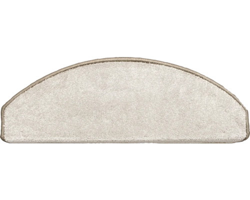 Halvrund trappstegsmatta av textil