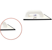 Svampbräda med handtag för byggnadsarbeten