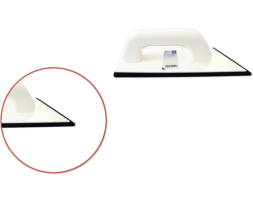 Svampbräda med handtag för byggnadsarbeten