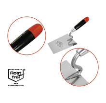 Stål murslev med handtag