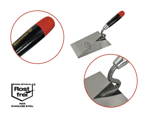 Murarska med stålblad och trähandtag