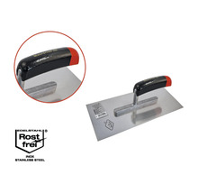 Murarska murslev av rostfritt stål med plasthandtag