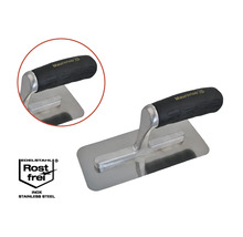 Murarslev av rostfritt stål med ergonomiskt handtag