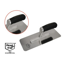 Maurerlob glättare med blad i rostfritt stål och ergonomiskt handtag