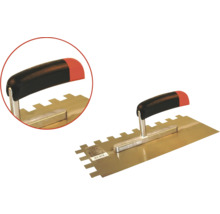 Tandad spackelspade för kakel