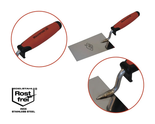 Murarslev Maurerlob med rostfritt stålblad och plasthandtag