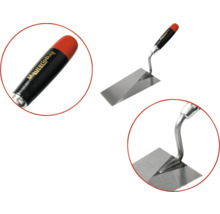 Murarlob murslev med stålblad och plasthandtag