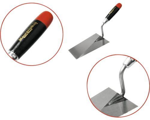 Murarlob murslev med stålblad och plasthandtag