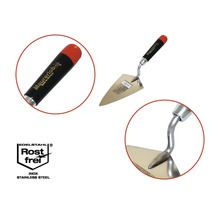 Murarslev med rostfri stålyta och ergonomiskt handtag