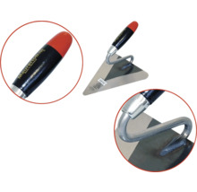 Murarslev med stålblad och plasthandtag