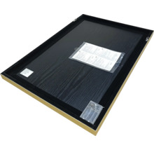 Baksidan av en inramad bild med hängare