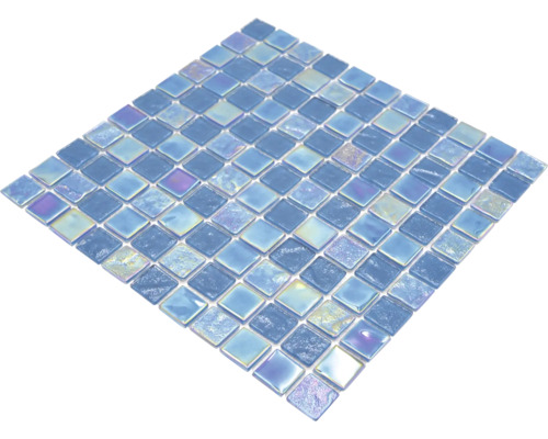 Fyrkantig mosaikplatta av glas