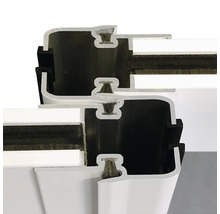 Detaljbild av en fönsterkarm i tvärsnitt