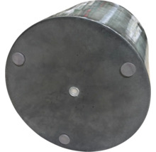 Cylindrisk lampa med tre fötter