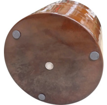 Bottenvy av en träpall