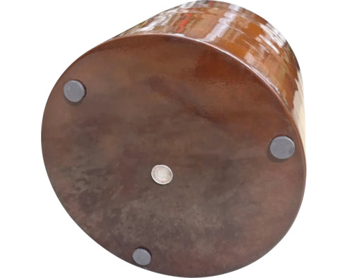 Bottenvy av en träpall