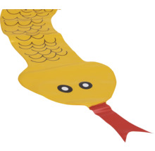 Gul uppblåsbar orm för poolen