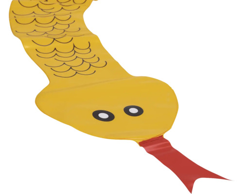 Gul uppblåsbar orm för poolen