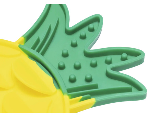 Detaljbild av en ananasmatta för husdjur