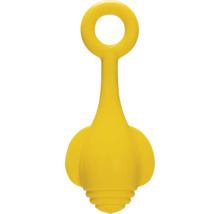 Gul rullgardinsupprullare i plast för barn