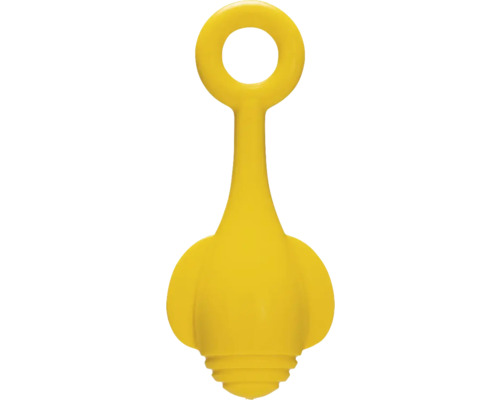 Gul rullgardinsupprullare i plast för barn