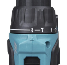 Detaljvy av en sladdlös skruvdragare med borr- och skruvsymboler