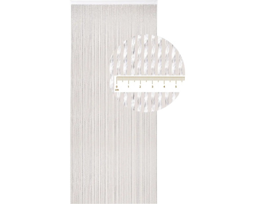 Dekorativ sjal med trådar och mätskala