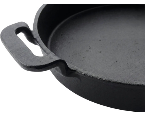 Gjutjärnspanna med handtag
