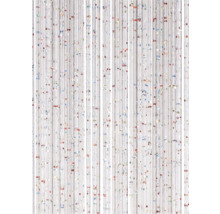 Dekorativ trådgardin med glänsande partiklar