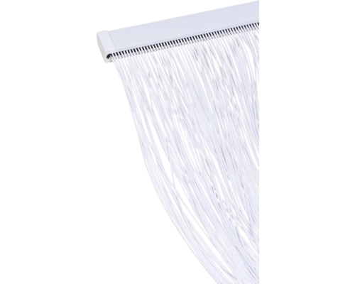 Lamellgardin med vita trådar