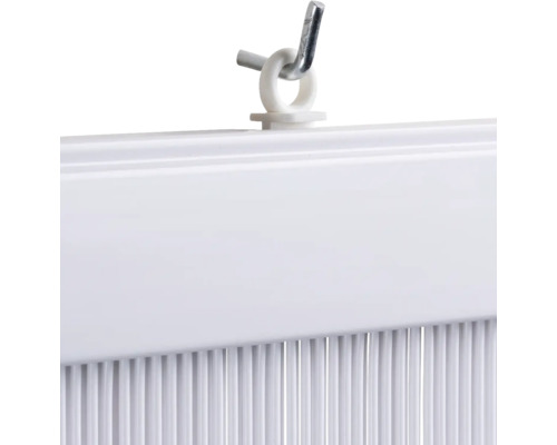 Lamellgardin med upphängning