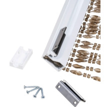 Pärlgardin med tillbehör för montering