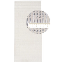 Dekorativa sjalar med pärlfransar och centimeterindikation för storleksbestämning