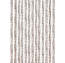 Detaljvy av silverfärgade, tvinnade bindtrådsremsor