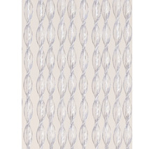 Dekorativ rumsavdelarkedja med transparenta, vridna element