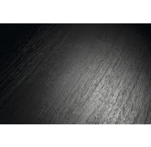 Narbild av en strukturerad yta med tramonster i svart.