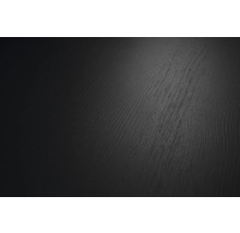 Närbild av en mörk yta med fin trästruktur.