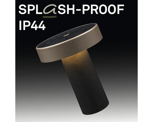 Striltät utomhuslampa med kapslingsklass IP44.