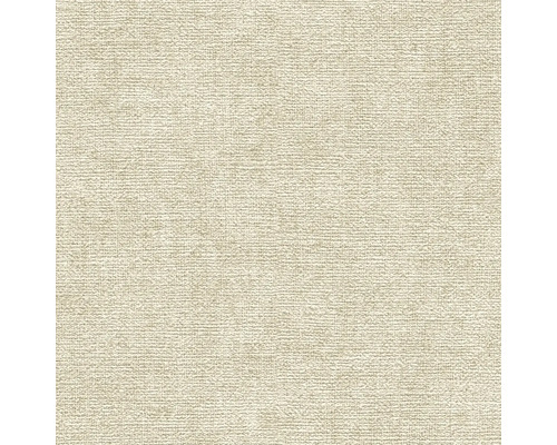 Non-woven tapet med fin horisontell struktur i beige.
