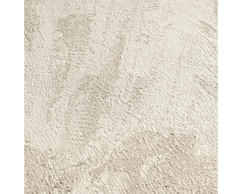 Strukturerad non-woven tapet med putsutseende i beige.