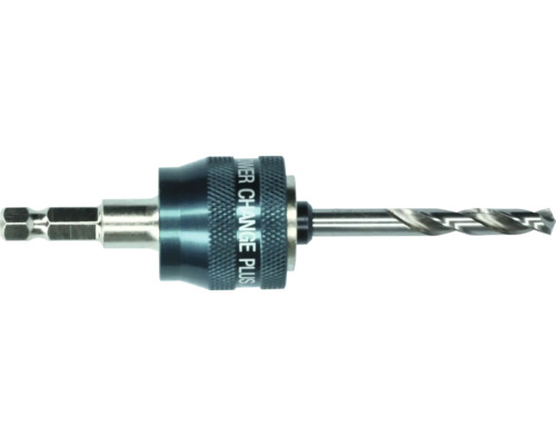Bosch Power Change Plus-adapter med HSS-centrumborr och sexkantsskaft för hålsågar.