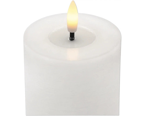 LED-blockljus med varmvit LED-flamma