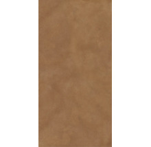 Brun klinkerplatta i granitkeramik med matt yta och stendesign.