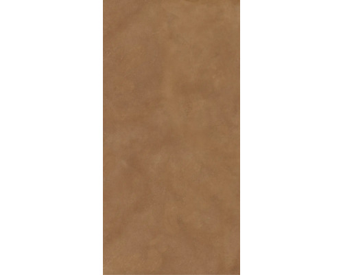 Brun klinkerplatta i granitkeramik med matt yta och stendesign.